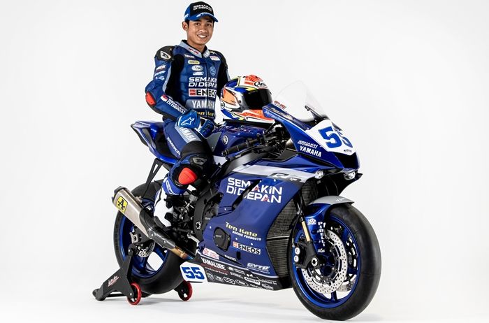 Galang Hendra bersama Yamaha YZF-R6 buat WSSP600 2021