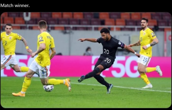 Penyerang sayap timnas Jerman, Serge Gnabry