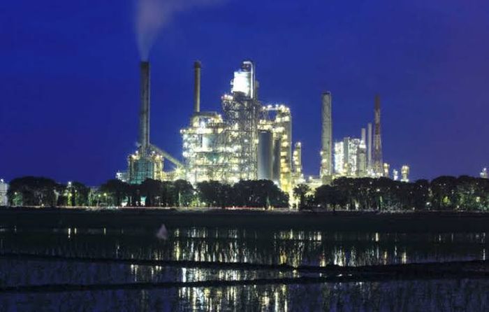 Situasi Kilang Balongan, Indramayu, Jawa Barat Milik PT Pertamina (Persero), sebelum terjadi kebakaran.
