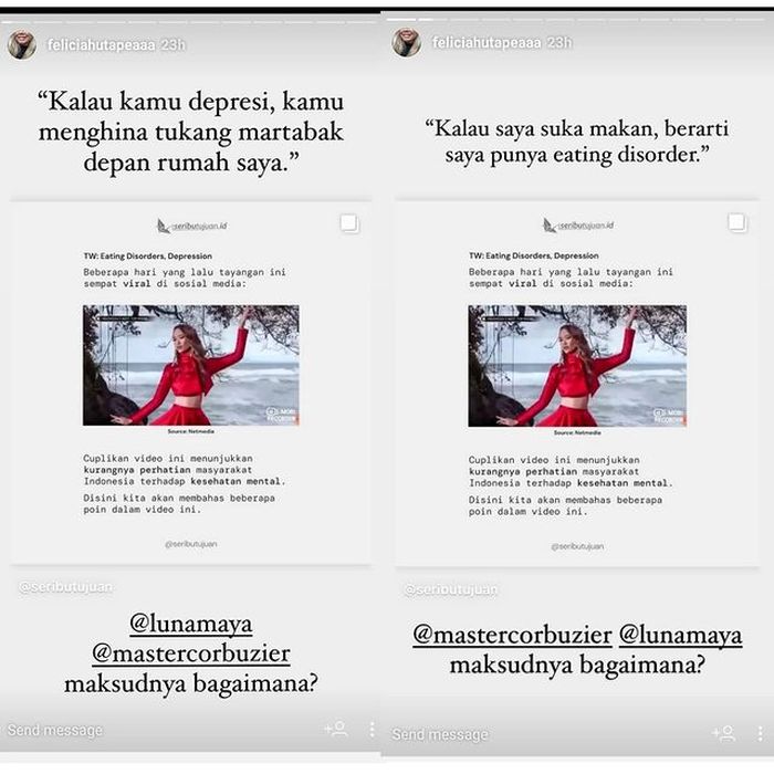 Postingan Felicia Hutapea