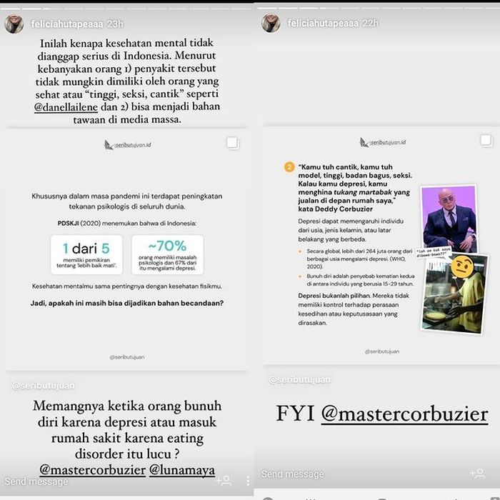 Postingan Felicia Hutapea