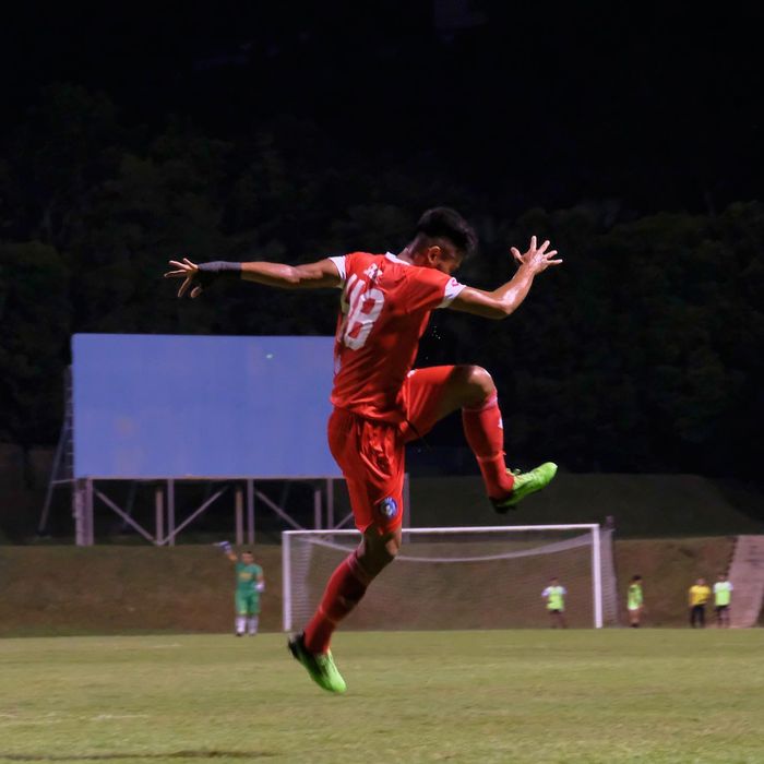 Saddil Ramdani kembali mencetak gol dalam laga ujicoba Sabah FC saat melawan skuad Proyek FAM-MSN pada Selasa (30/3/2021).