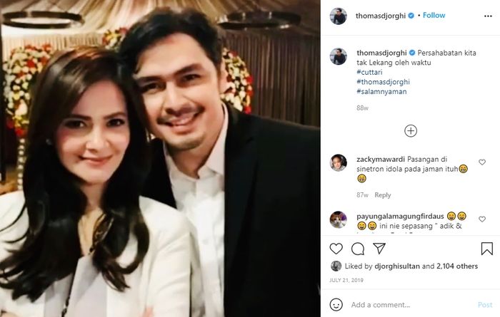 Thomas Djorghi dan Cut Tari