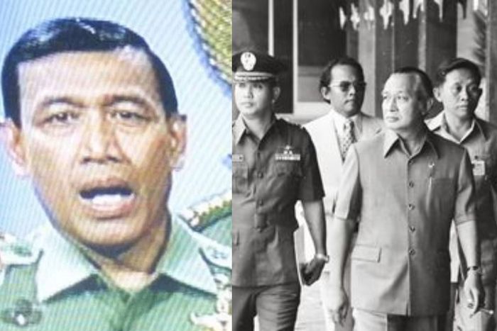 Soeharto Memberi Mandat kepada <a href='https://manado.tribunnews.com/tag/jenderal-wiranto' title='Jenderal Wiranto'>Jenderal Wiranto</a> Lewat Inpres No.16 Tahun 1998