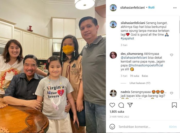 Unggahan anak Hotma Paris