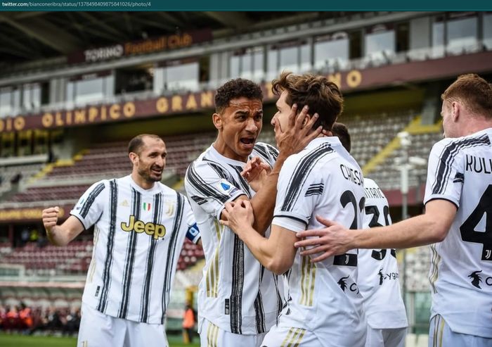 Juventus bermain imbang 2-2 melawan Torino pada laga pekan ke-29 Liga Italia 2020-2021.