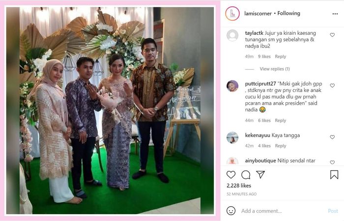 Kaesang Pangarep dan Nadya Arifta Tertangkap Basah Kondangan Bareng