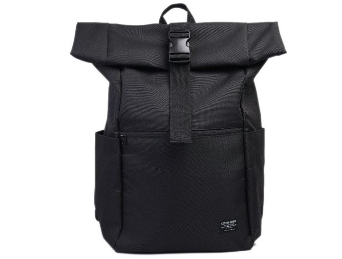 Backpack Brand Lokal Warna Hitam Cotton Goods