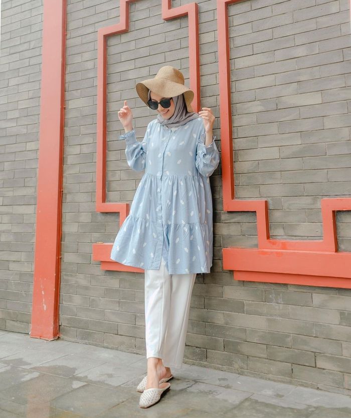 Tren Baju Busana Fashion Lebaran 2021: Pilihan Model Blus Hijab Modis
