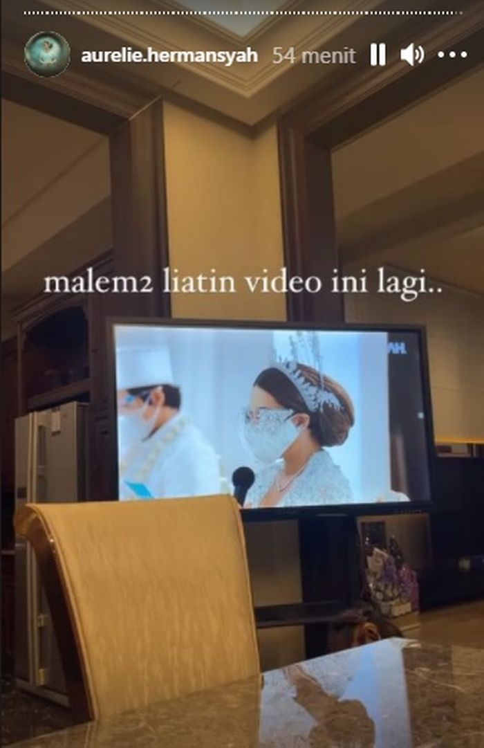 Instagram/aurelie.hermansyah
Atta Halilintar nonton video ini di malam hari