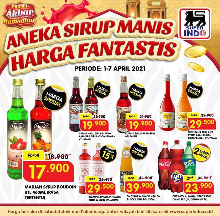 Promo Superindo Aneka Diskon Sirup Manis Dengan Harga Fantastis Semua Halaman Cerdas Belanja