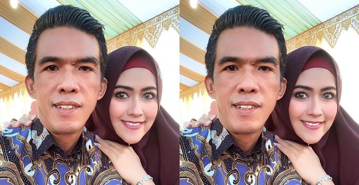 Meggy Wulandari dan suami