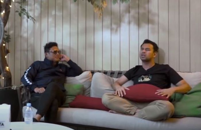 YouTube/ V Entertainment.id__ Raffi Ahmad saat menjadi bintang tamu Nanda Persada