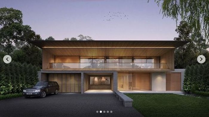 Tampak depan rumah Rezky Adhitya dan Citra Kirana.