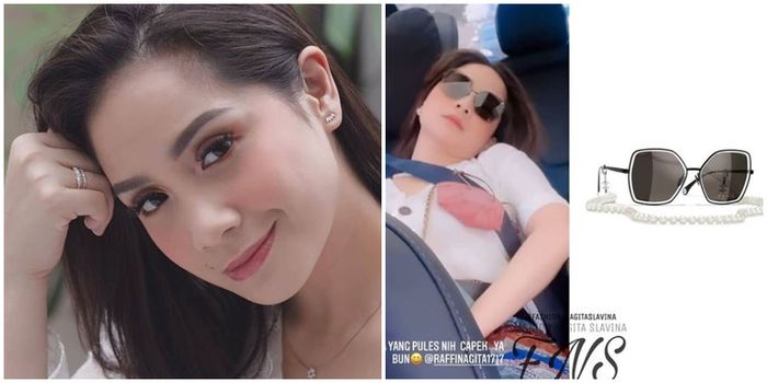 Nagita Slavina diketahui memakai Chanel 'Butterfly Sunglasses' seharga Rp 16.900.000 saat tertidur pulas di mobil mewahnya jadi sorotan hingga tuai komentar netizen.
