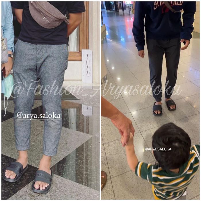 Harga Sandal Arya Saloka dan Amanda Manopo Beda Jauh Hingga 20 Kali Lipat!