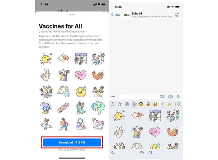 Gemas! Ini Stiker Baru Bertema Vaksin dari Whatsapp, Ikuti Langkah Ini