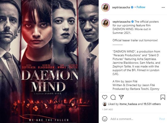 Film terbaru Acha Septriasa