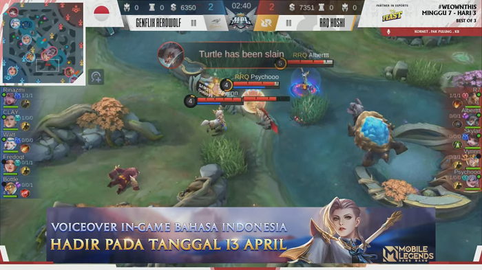 The first turtle was secured by the RRQ Hoshi team.