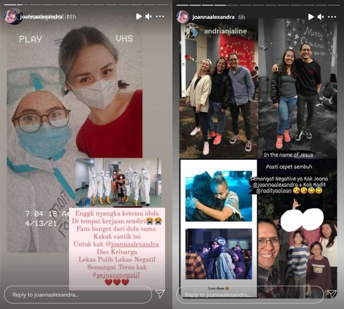 Joanna Alexandra dan Raditya Oloan positif Covid-19