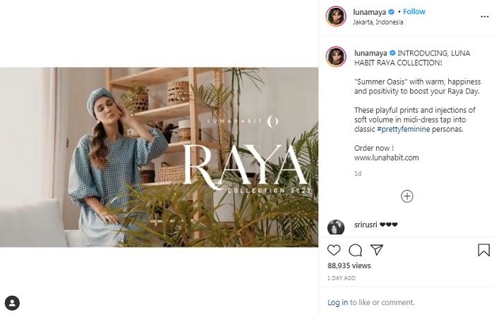 Luna Maya jualan baju Lebaran demi sambut Ramadhan 2021