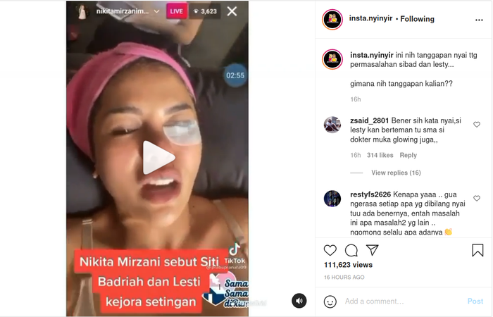 Prahara Siti Badriah dan Lesty Kejora yang sempat berseteru sukses curi perhatian netizen, tanggapan Nikita Mirzani yang nyelekit justru jadi sorotan.