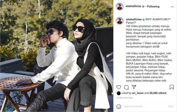Atta Halilintar mencak-mencak disebut artis tukang pamer kekayaan