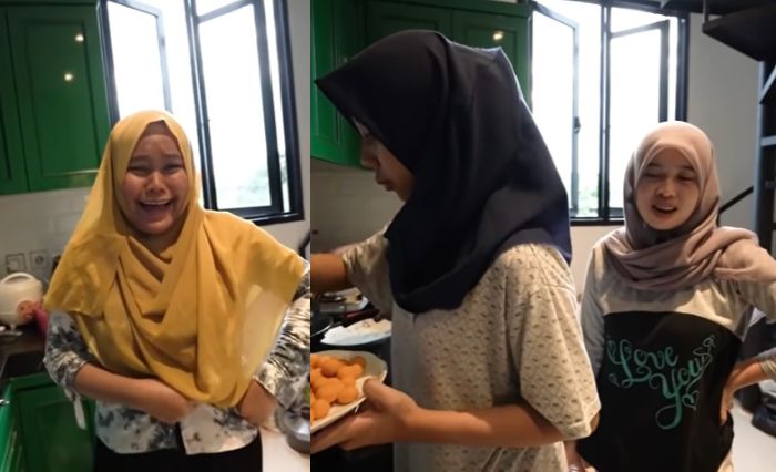 Widia, Vania dan Dede ketiga ART Zaskia Sungkar dan Irwansyah
