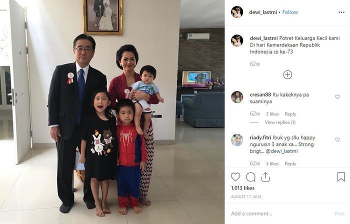 Keluarga Lastmi AFI yang harmonis