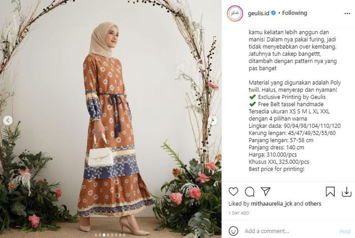 Tren Baju Lebaran 2021: Rekomendasi Dress Lebaran dari Online Shop Lokal - Geulis.ID