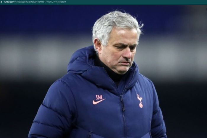 Jose Mourinho saat masih melatih Tottenham Hotspur.