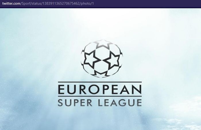 Ilustrasi logo European Super League.