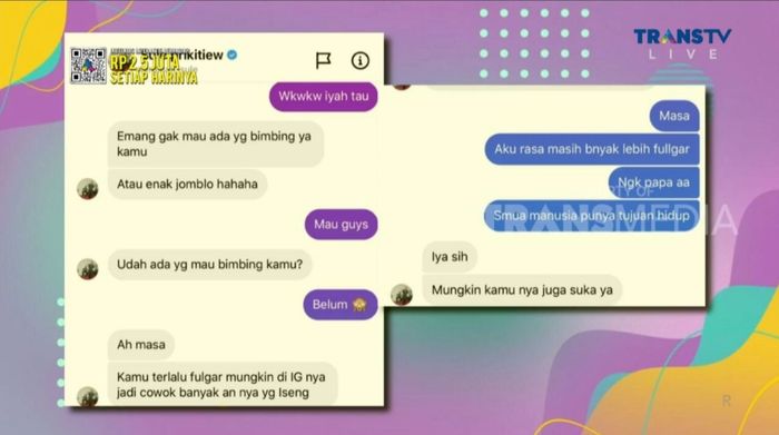 Percakapan Sule dengan Tisya Erni