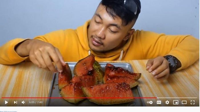 Semangka yang telah di goreng.