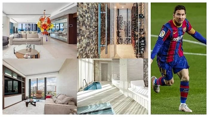 gambaran apartemen mewah yang dibeli Messi