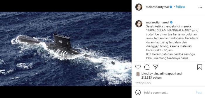 Unggahan <a href='https://tribunmedan.cfd/tag/instagram' title='Instagram'>Instagram</a> <a href='https://tribunmedan.cfd/tag/maia-estianty' title='Maia&nbsp;Estianty'>Maia&nbsp;Estianty</a>