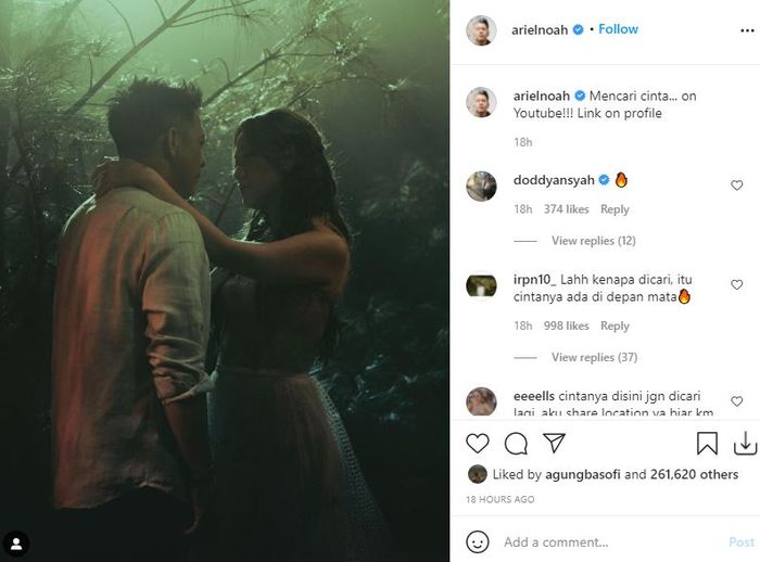 Ariel NOAH disindir netizen
