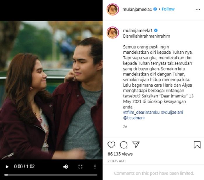 Mulan Jameela ikut promosikan film yang dibintangi Dul Jaelani dan sang kekasih, Tissa Biani