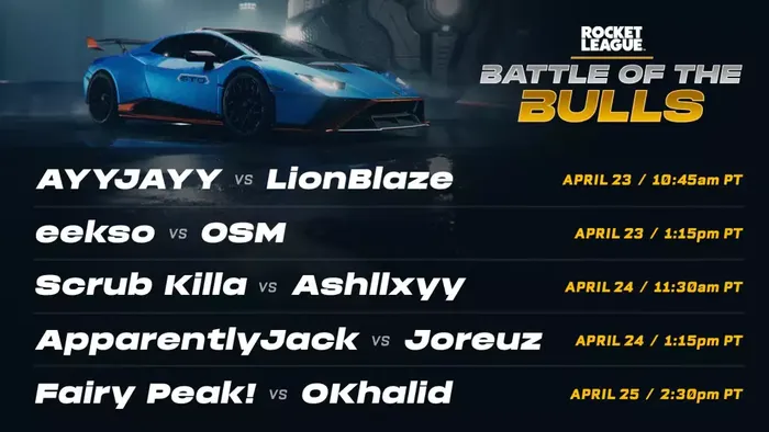 Rocket League Battle of the Bulls