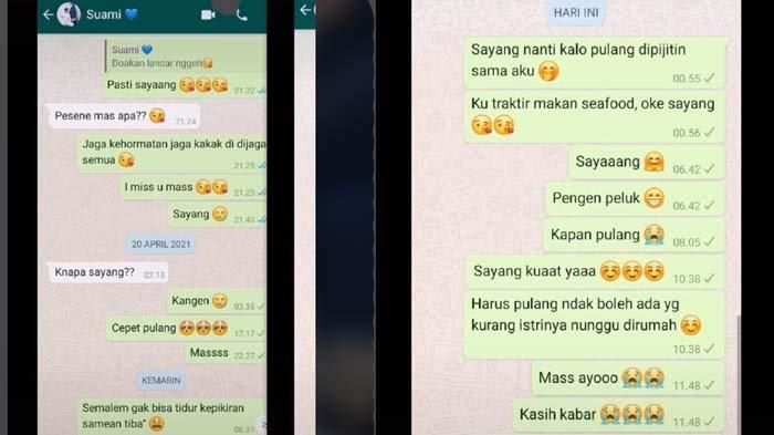 Chat WhatsApp terakhir awak KRI Nanggala 402, kepada istri yang baru dinikahi 2 bulan 