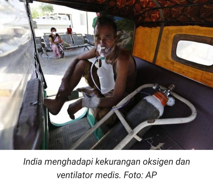 India menghadapi krisi kesehatan terparah akibat Covid-19.