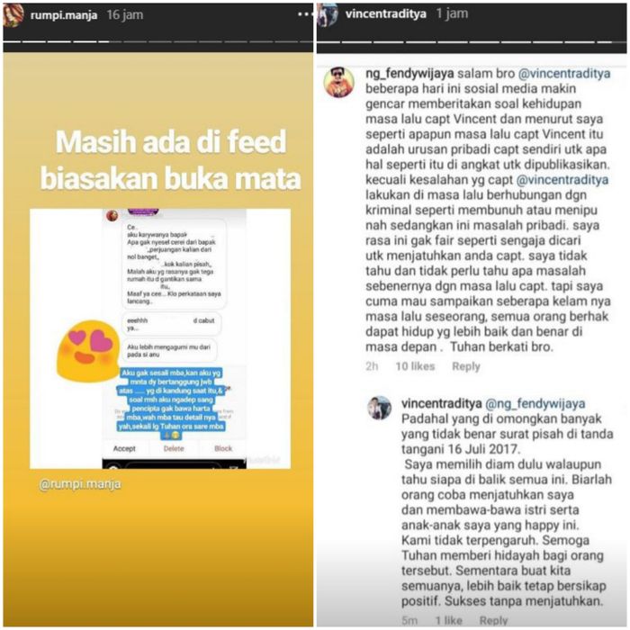 Bukti masa lalu kapten vincent