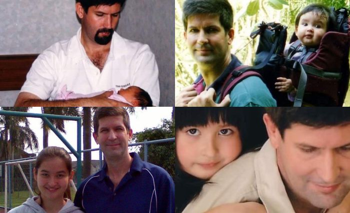 Foto kebersamaan Stephanie Poetri dengan sang ayah.