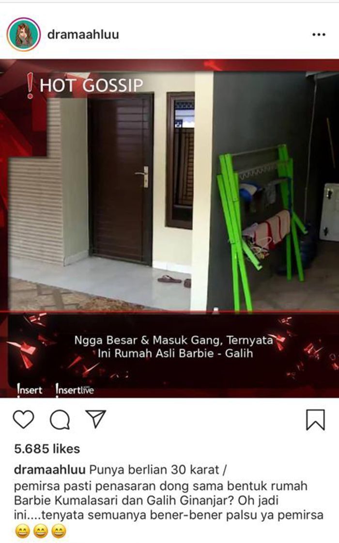 Kondisi Rumah Barbie Kumalasari