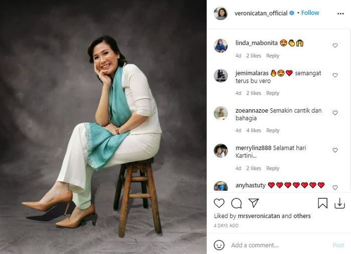 Unggahan Veronica Tan