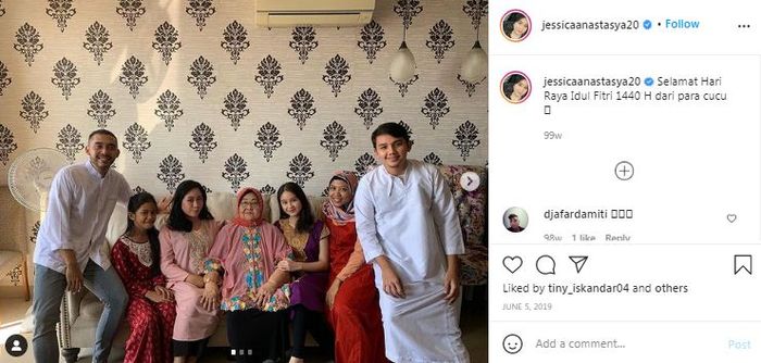 Jessica dan keluarga