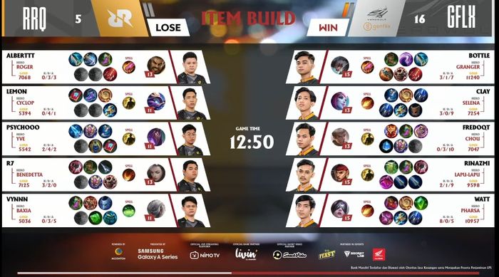 Game 1 RRQ Hoshi vs Genflix Aerowolf - Playoffs MPL ID S7