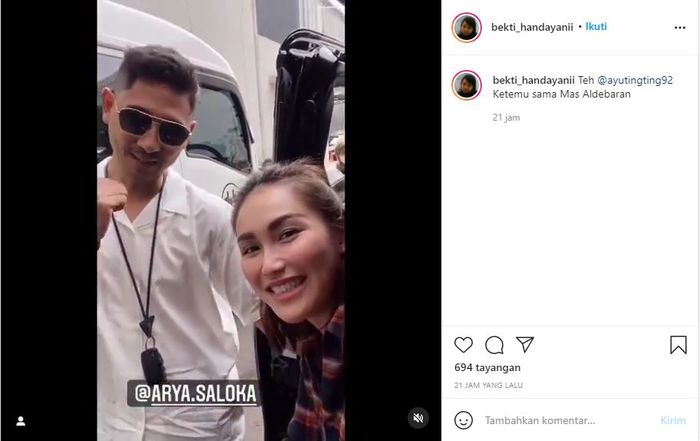 Ayu Ting Ting dan Arya Saloka