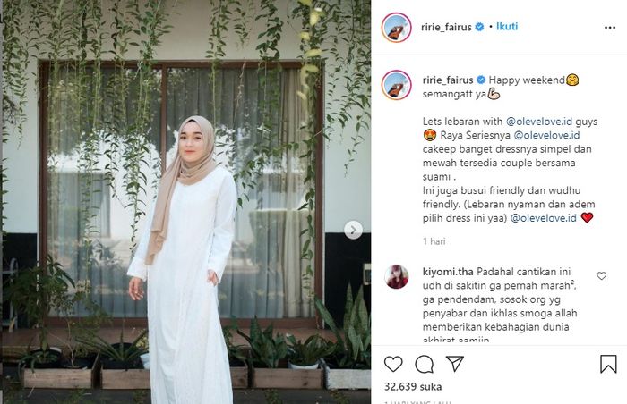 Ririe Fairus yang terlihat semakin cantik sejak bercerai dari Ayus Sabyan yang disebut punya pelakor.