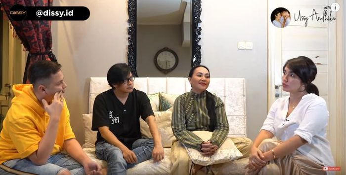 Armand Maulan dan <a href='https://tribunmedan.cfd/tag/dewi-gita' title='Dewi&nbsp;Gita'>Dewi&nbsp;Gita</a> saat tampil di vlog <a href='https://tribunmedan.cfd/tag/ussy-sulistiawaty' title='Ussy&nbsp;Sulistiawaty'>Ussy&nbsp;Sulistiawaty</a> dan Andhika Pratama